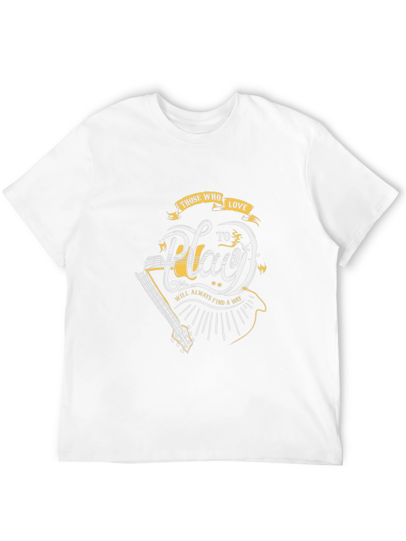 Those Who Love to Play Guitar Graphic Tee
