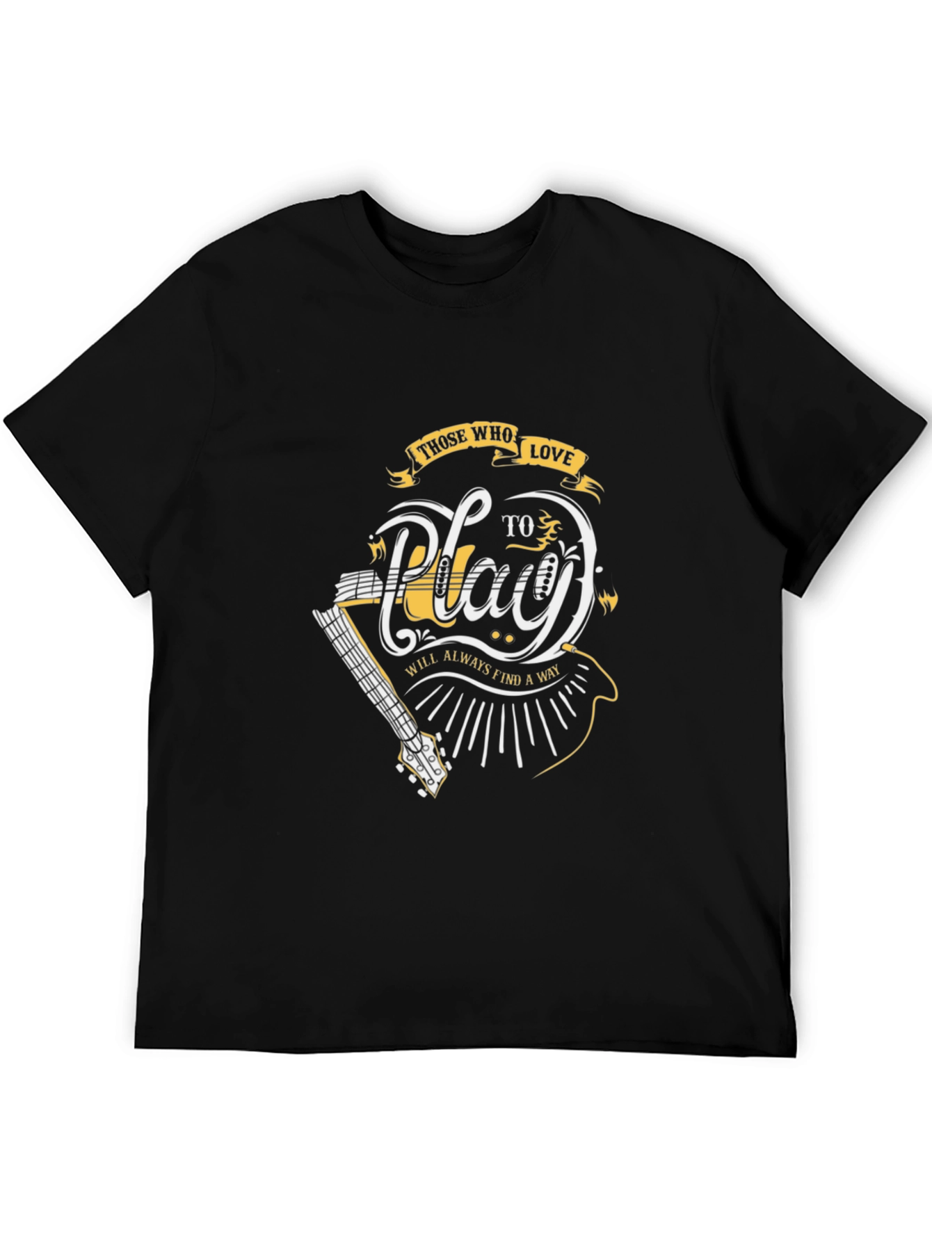 Those Who Love to Play Guitar Graphic Tee