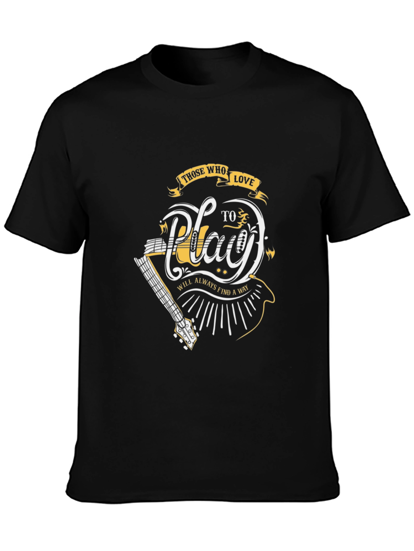 Those Who Love to Play Guitar Graphic Tee