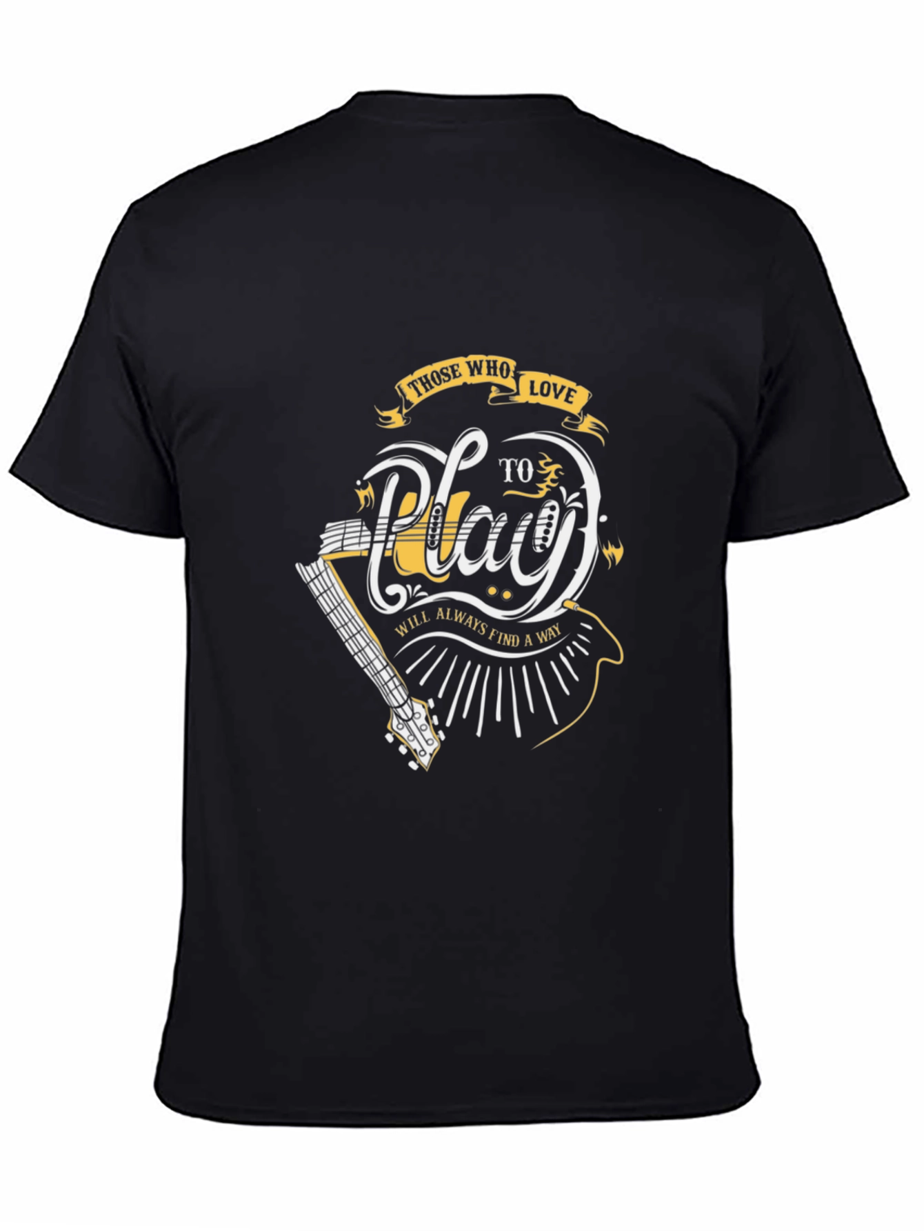 Those Who Love to Play Guitar Graphic Tee