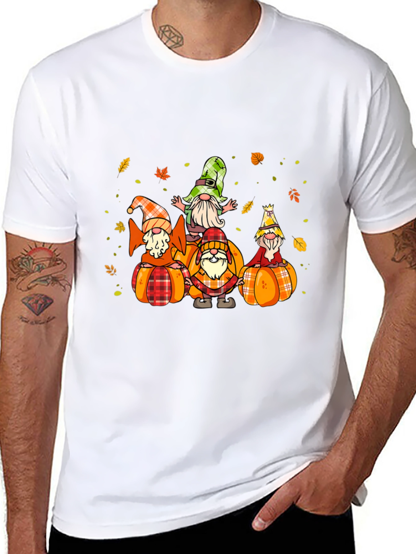 Fall Gnome Pumpkin Patch T-Shirt