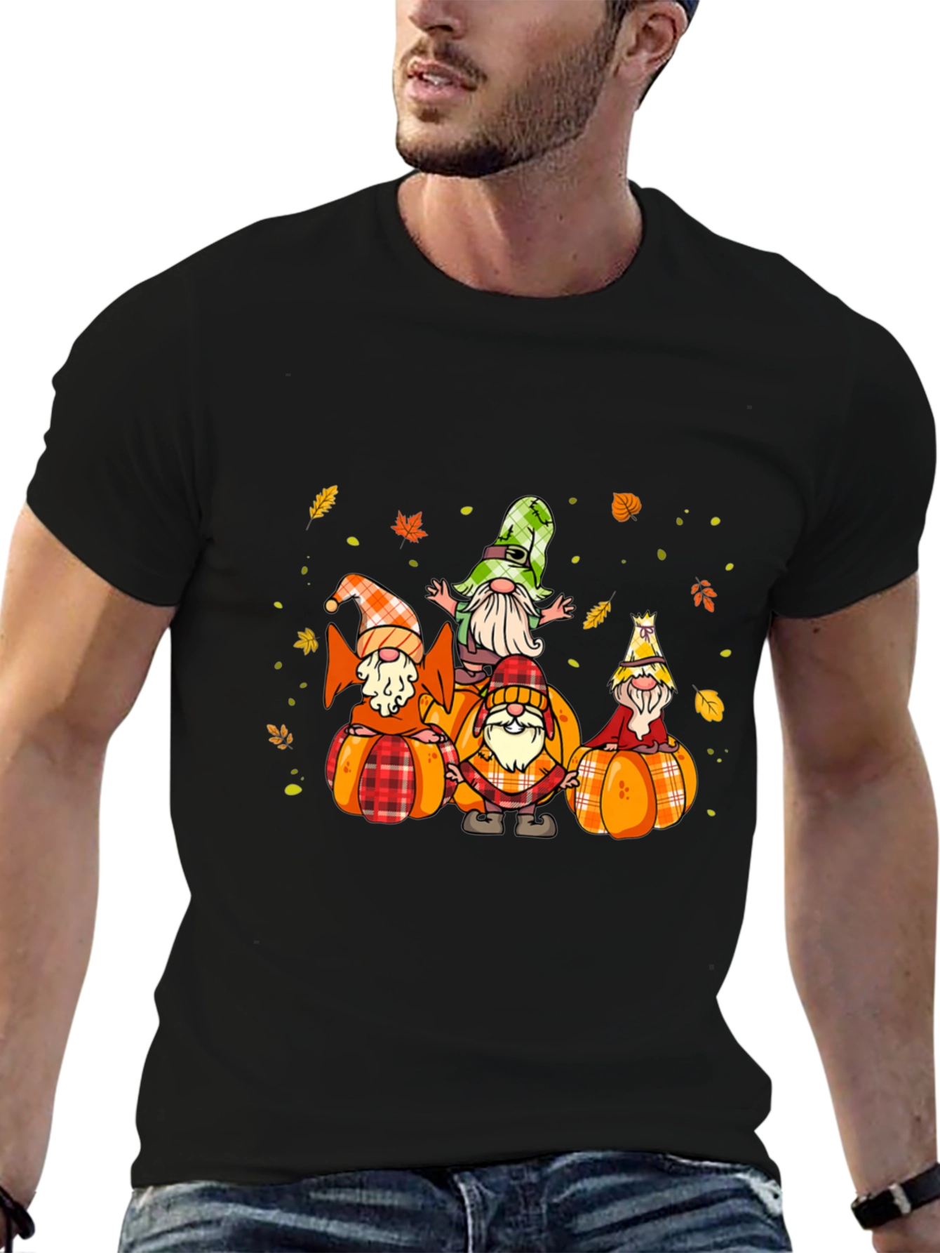 Fall Gnome Pumpkin Patch T-Shirt