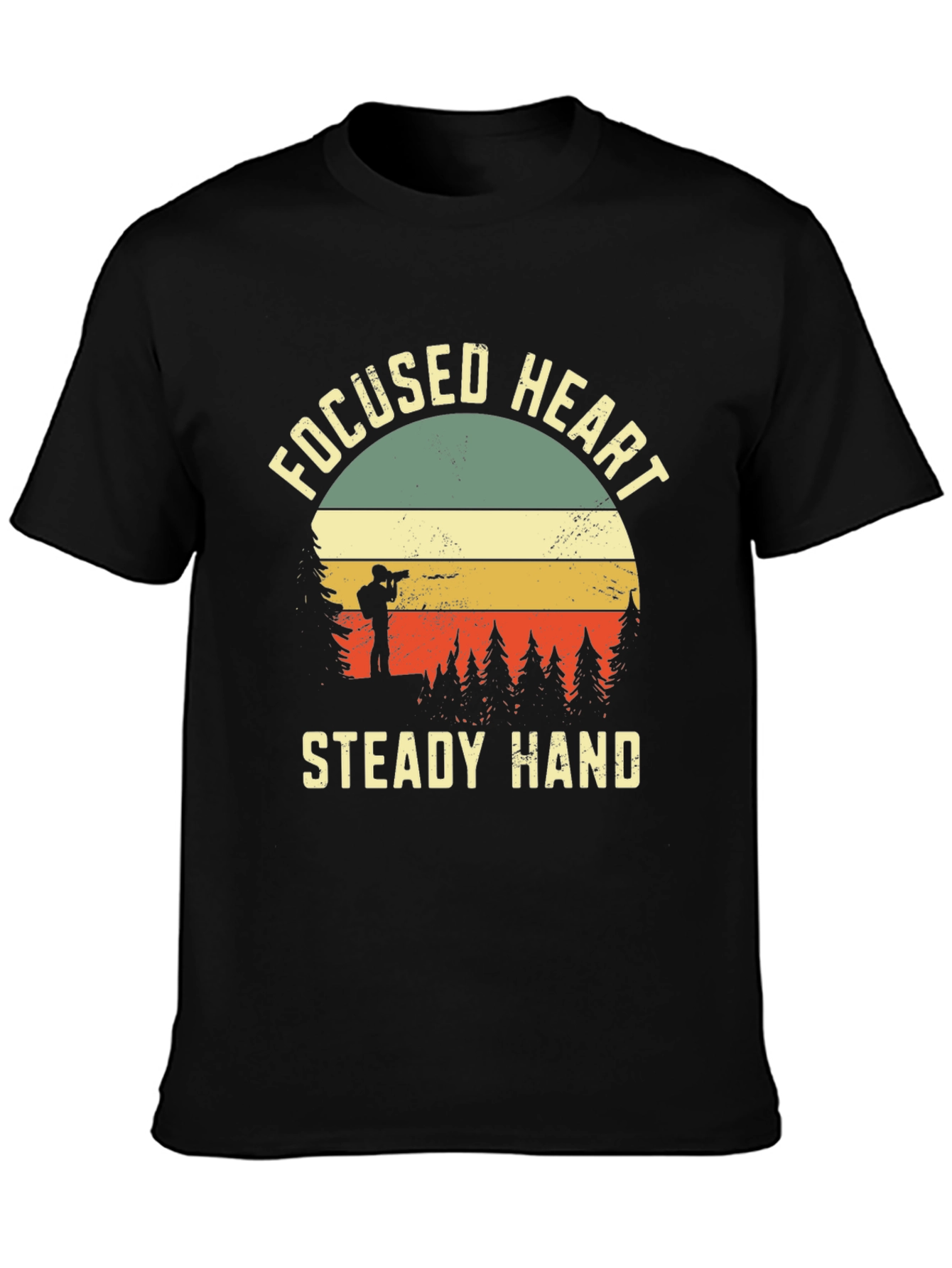 Focused Heart Steady Hand Graphic Tee