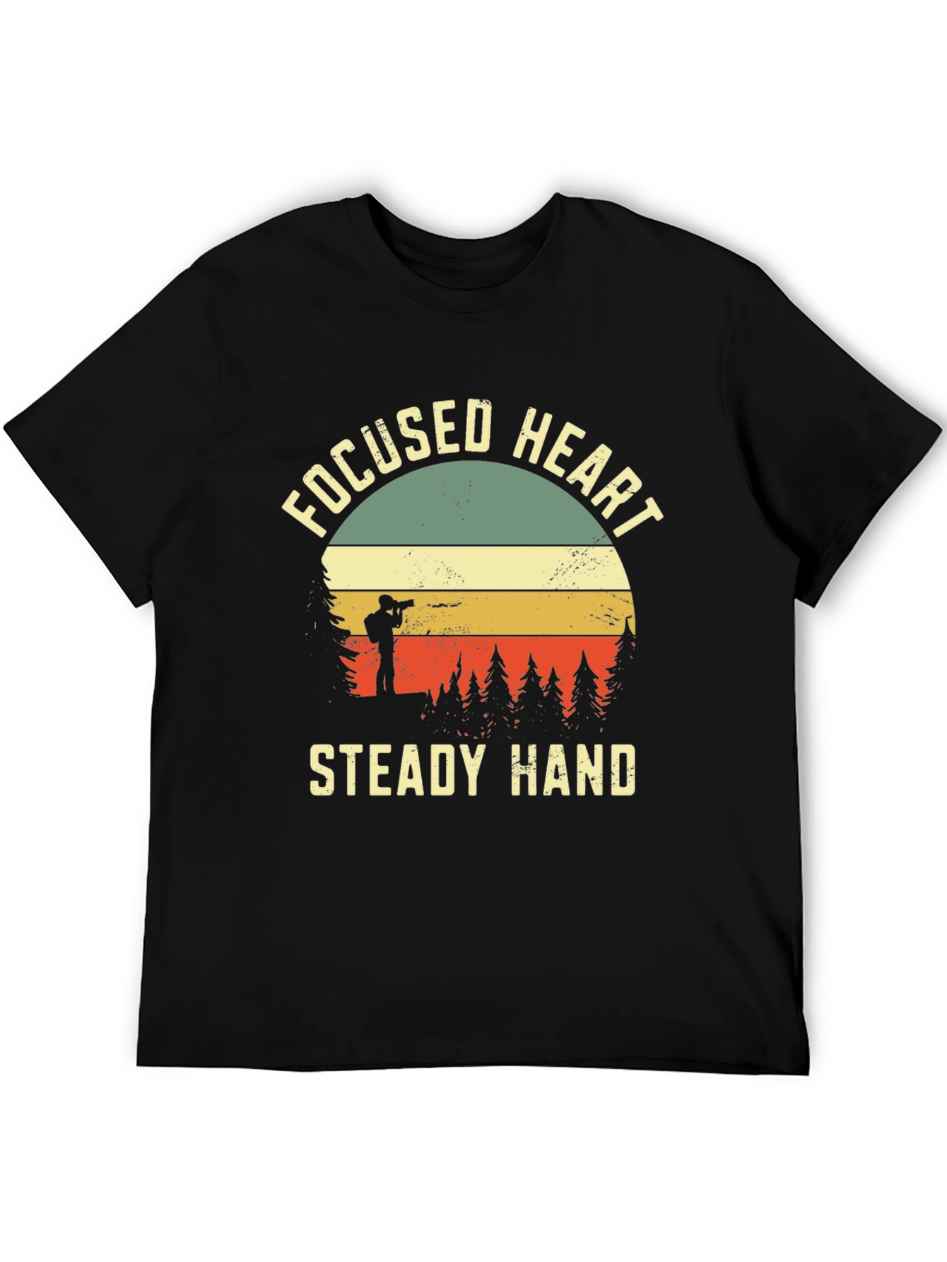 Focused Heart Steady Hand Graphic Tee