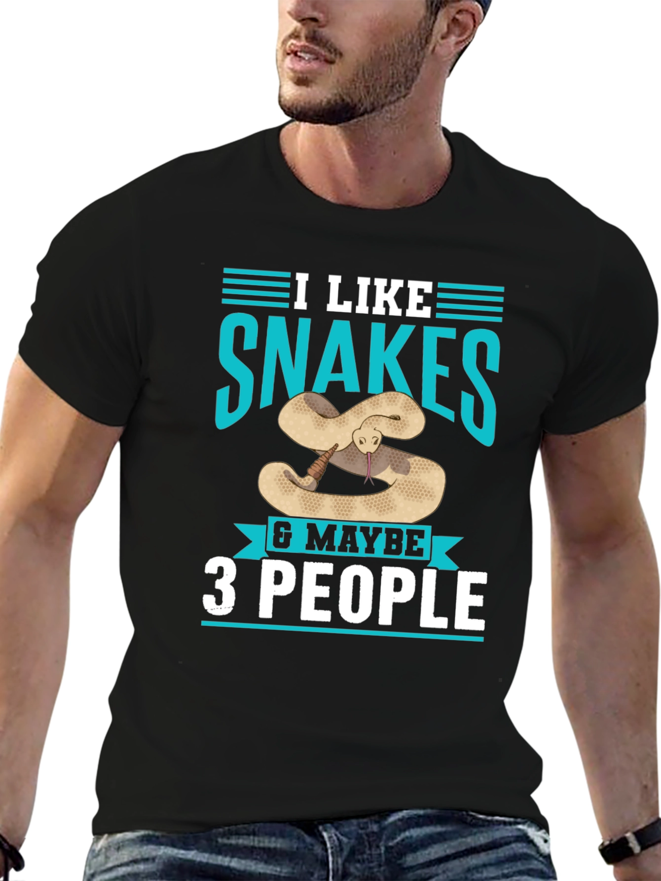 I Like Snakes & Maybe 3 People T-Shirt