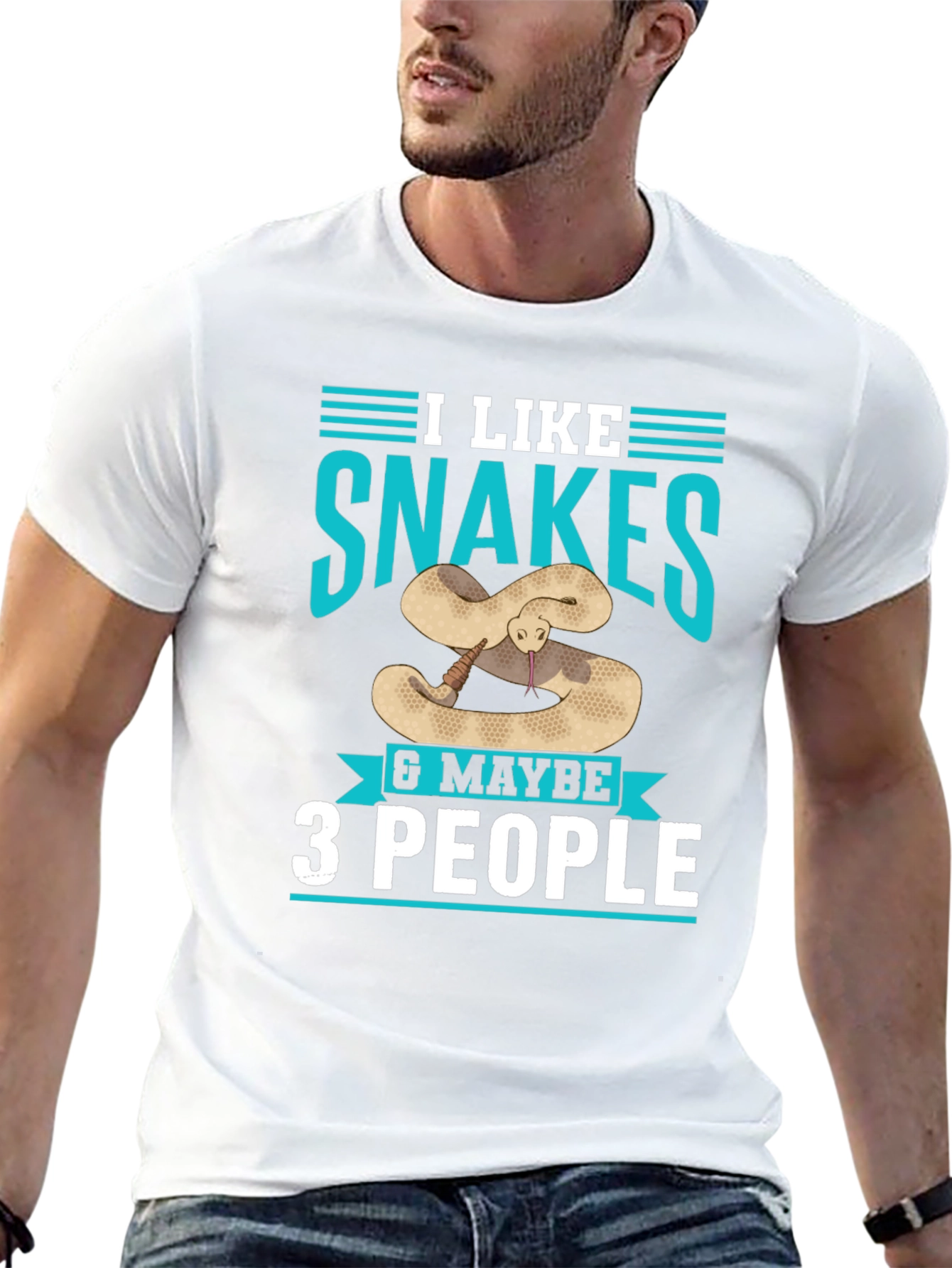 I Like Snakes & Maybe 3 People T-Shirt