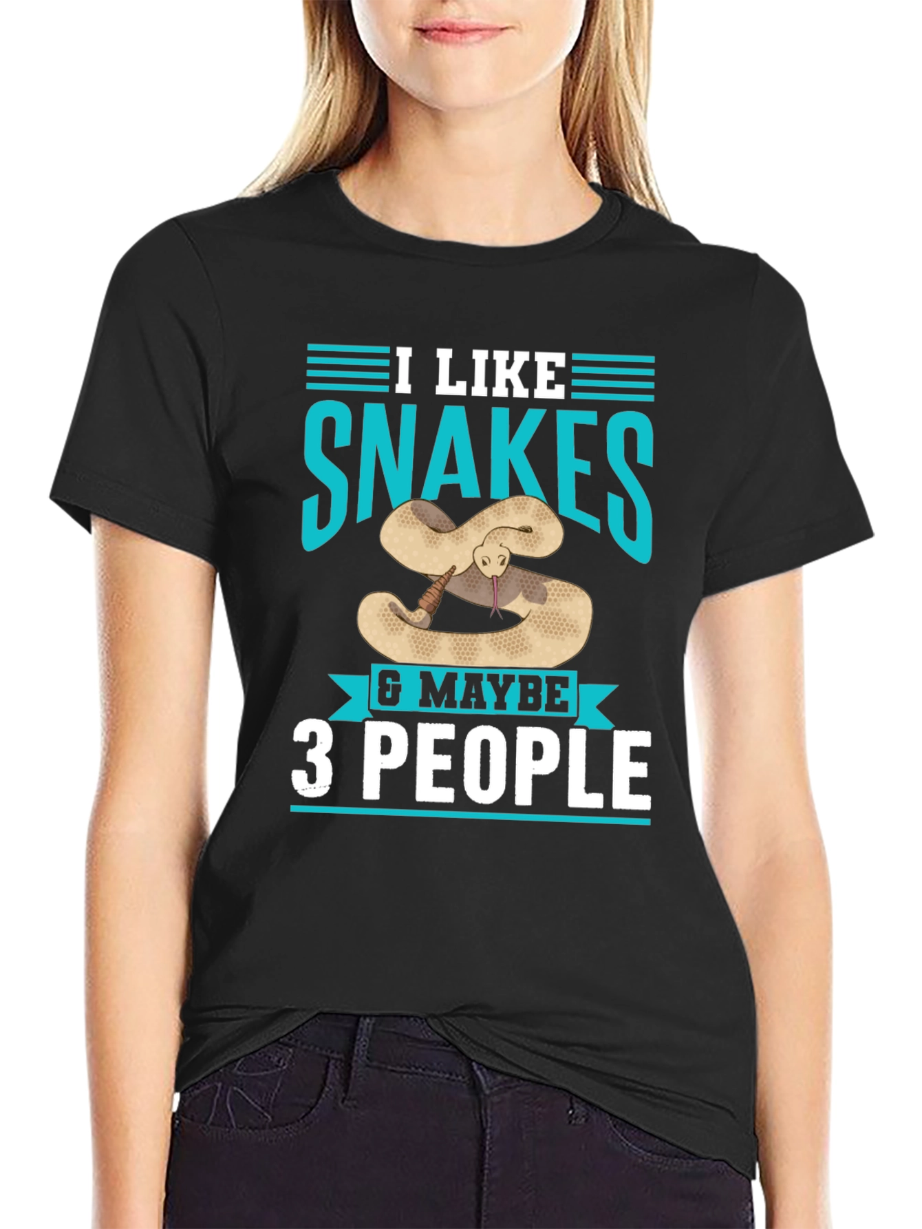 I Like Snakes & Maybe 3 People T-Shirt