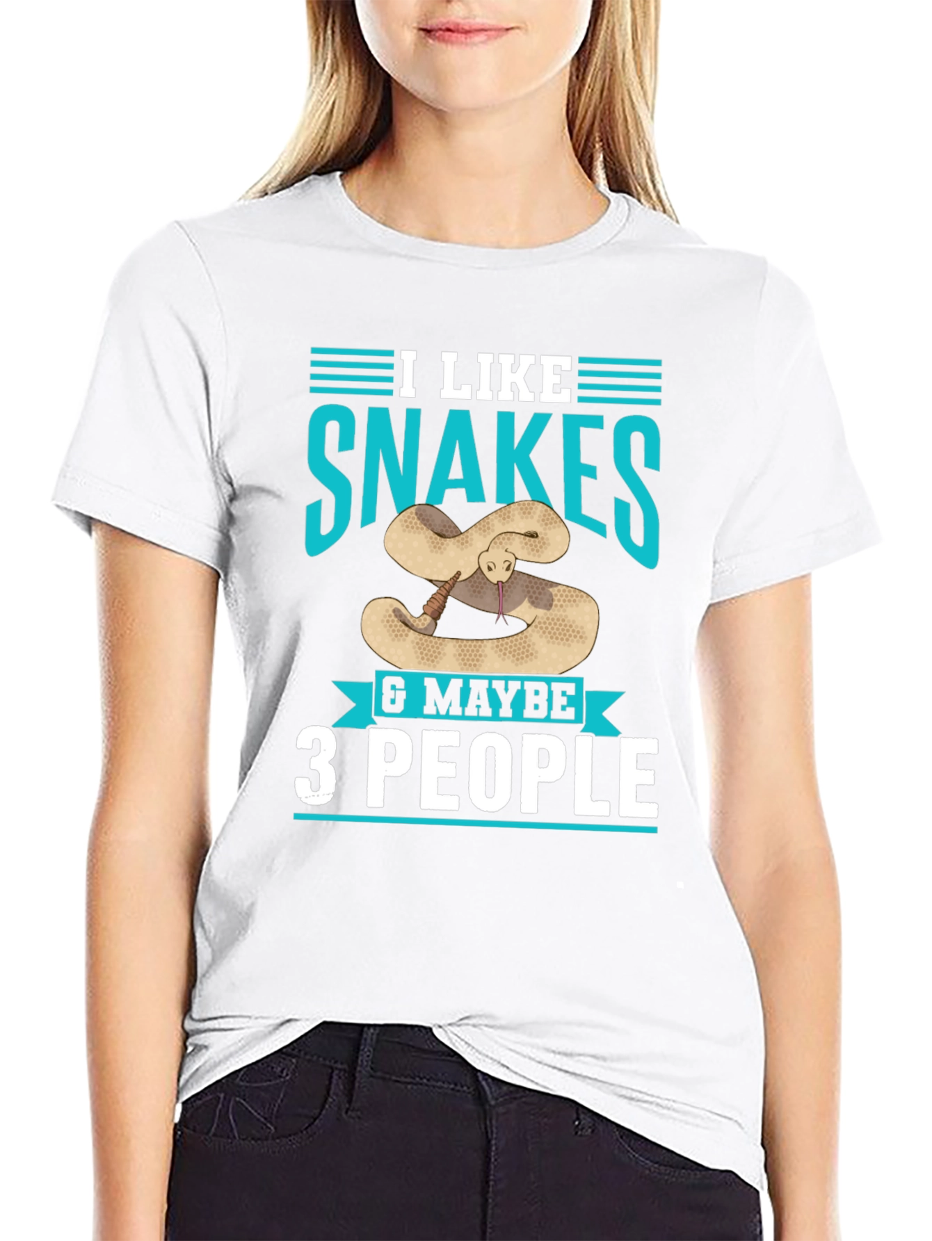 I Like Snakes & Maybe 3 People T-Shirt