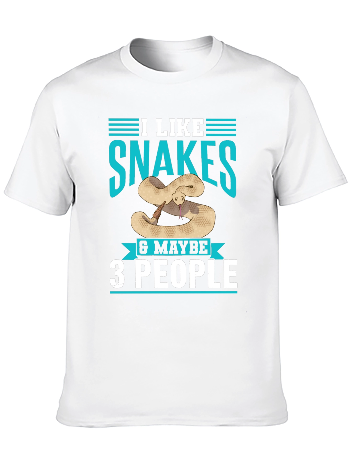 I Like Snakes & Maybe 3 People T-Shirt