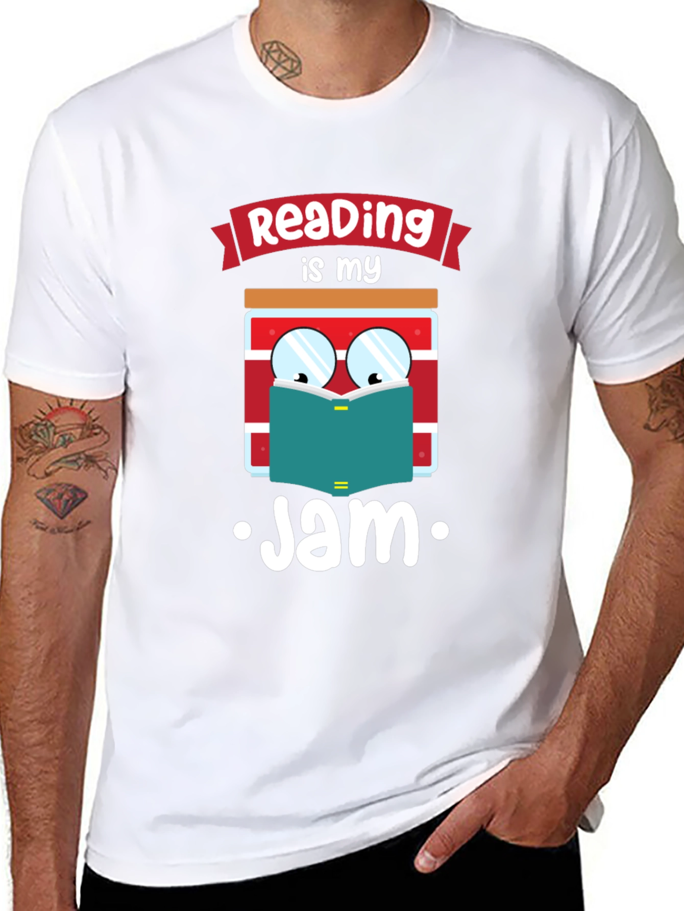 Reading Is My Jam T-Shirt Book Lover Tee
