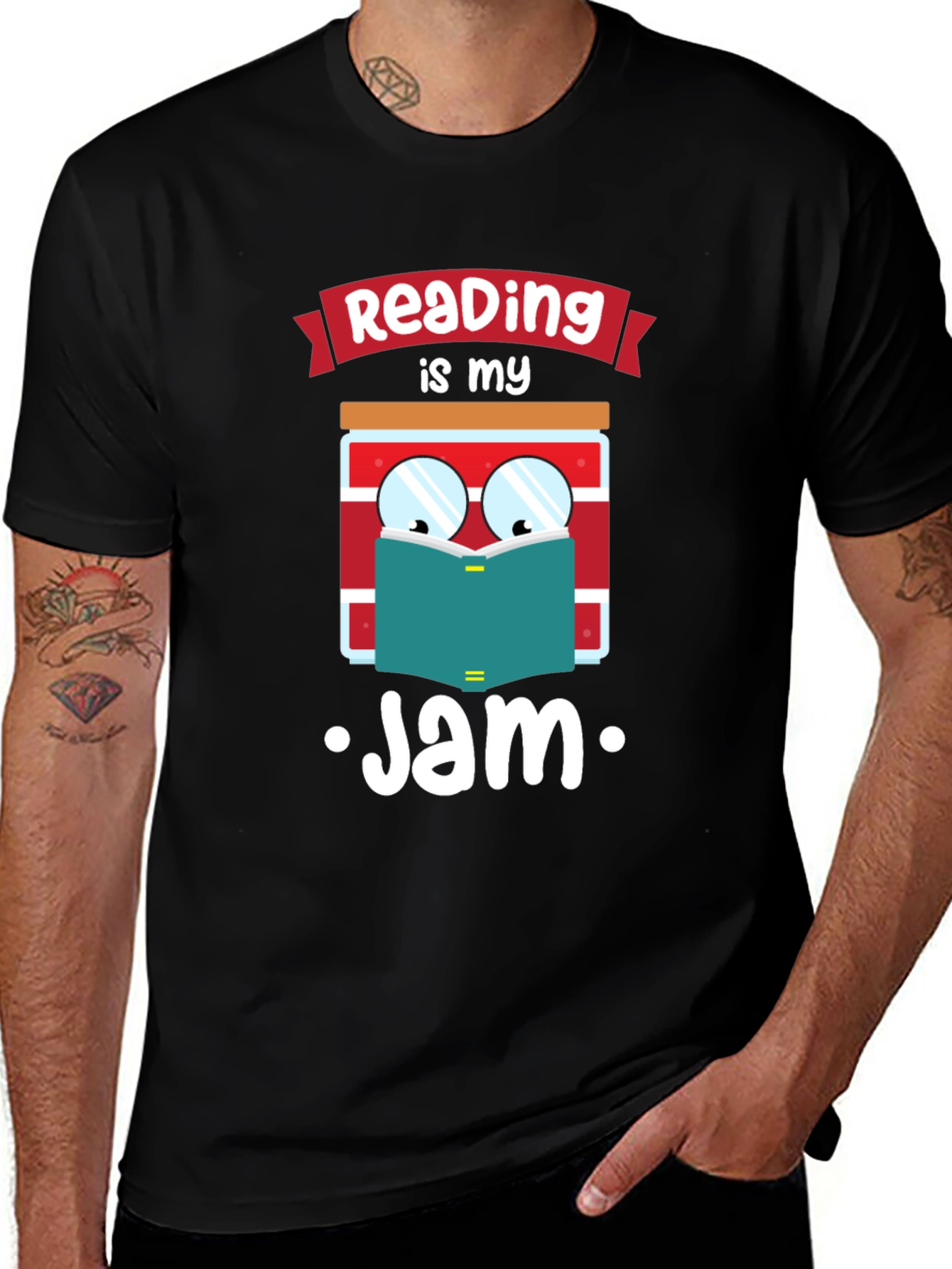 Reading Is My Jam T-Shirt Book Lover Tee