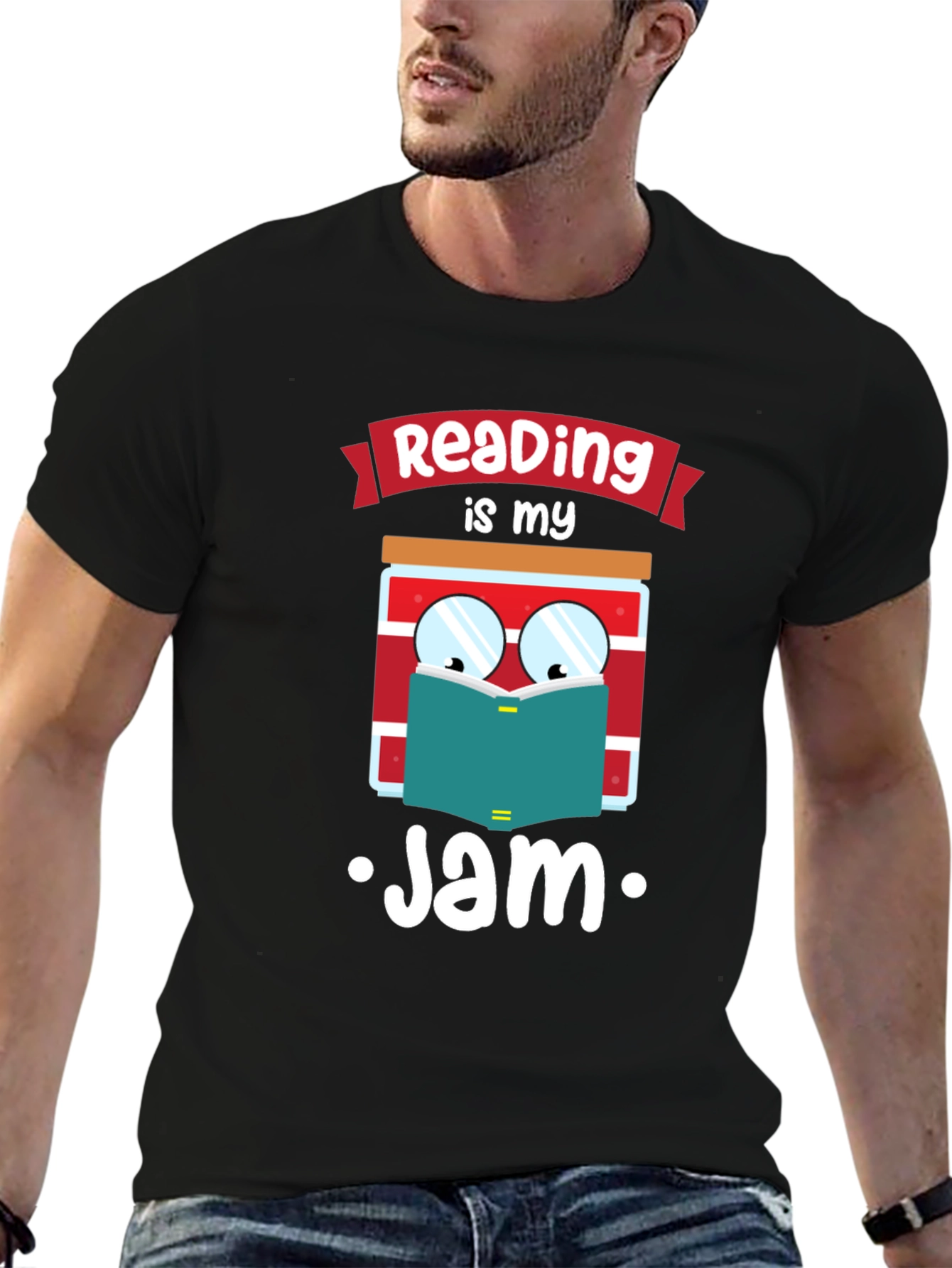 Reading Is My Jam T-Shirt Book Lover Tee