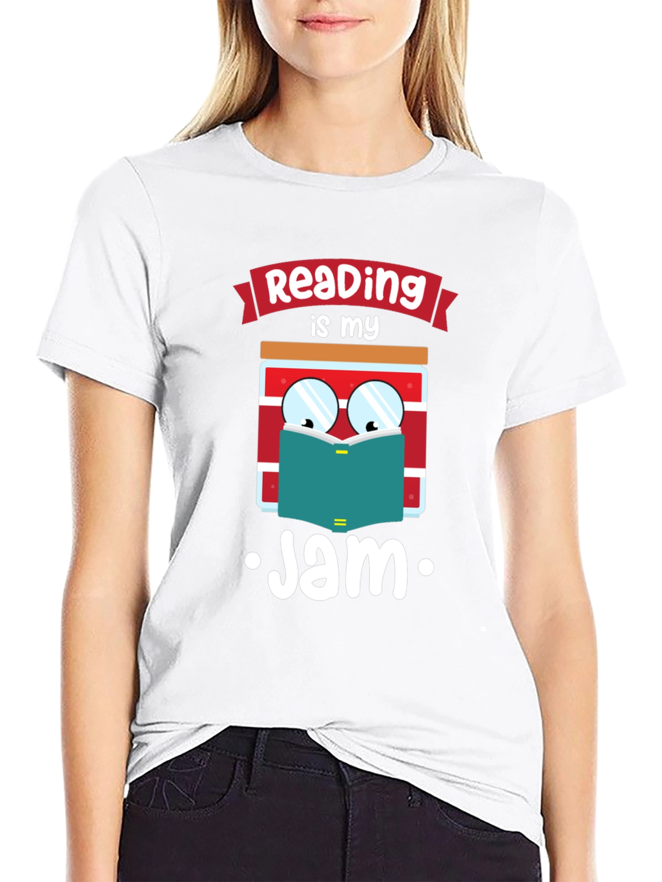 Reading Is My Jam T-Shirt Book Lover Tee