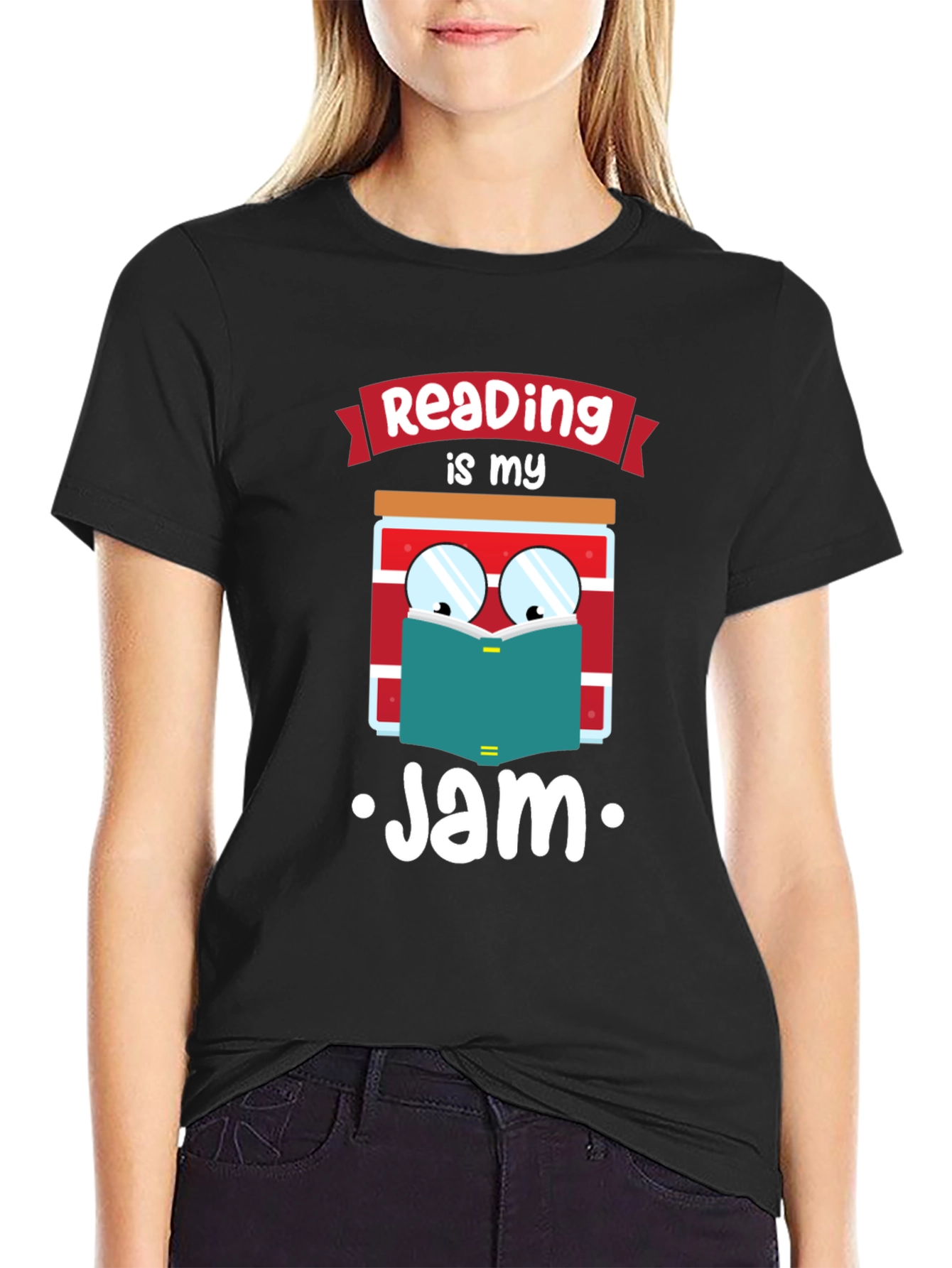 Reading Is My Jam T-Shirt Book Lover Tee
