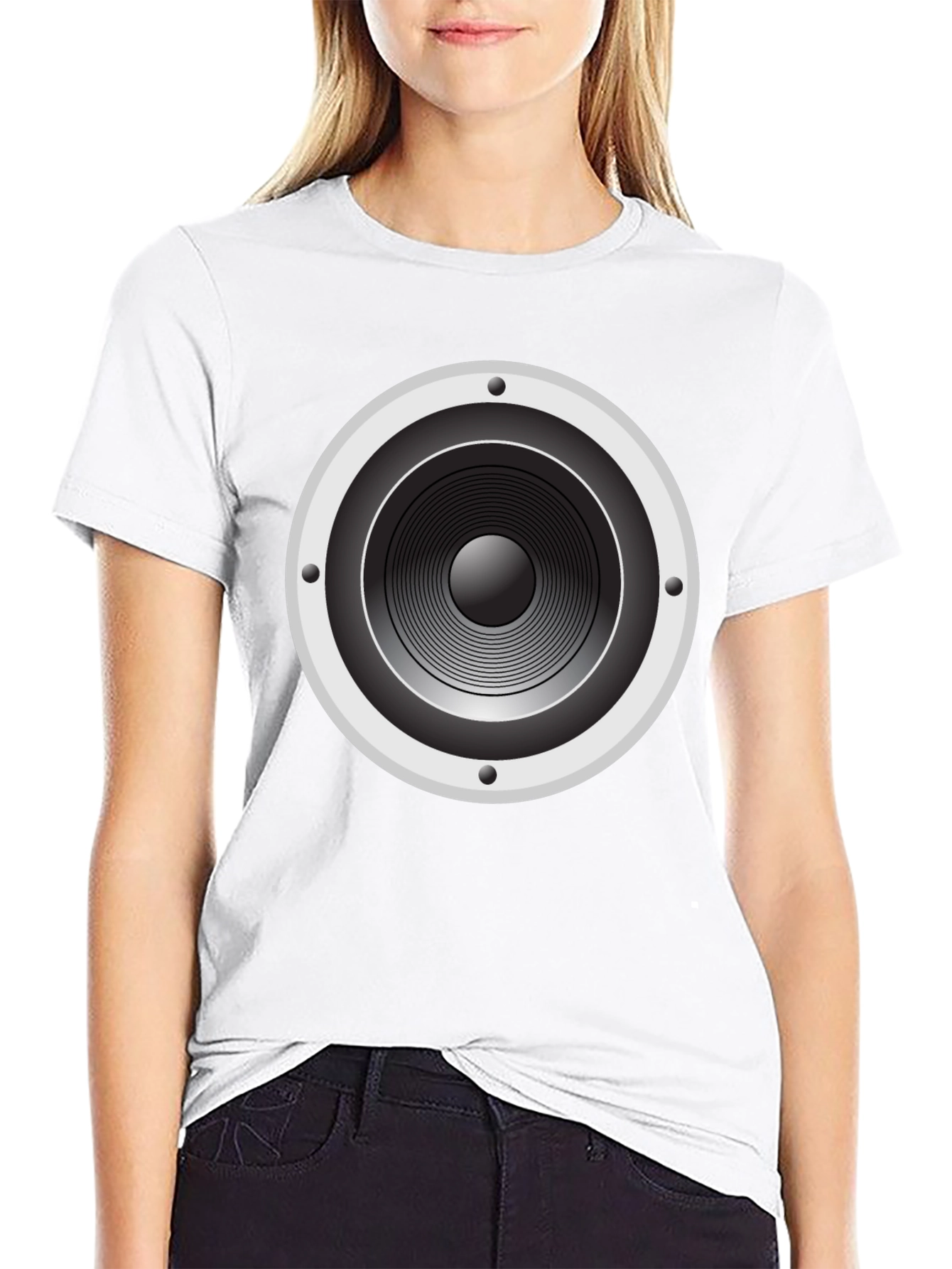 Speaker Graphic T-Shirt - Bold Sound Design