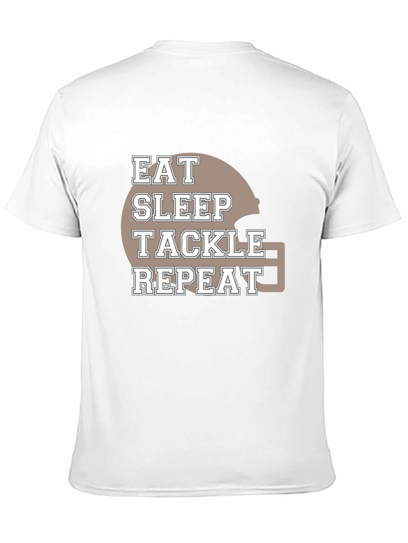 Eat Sleep Tackle Repeat Football T-Shirt