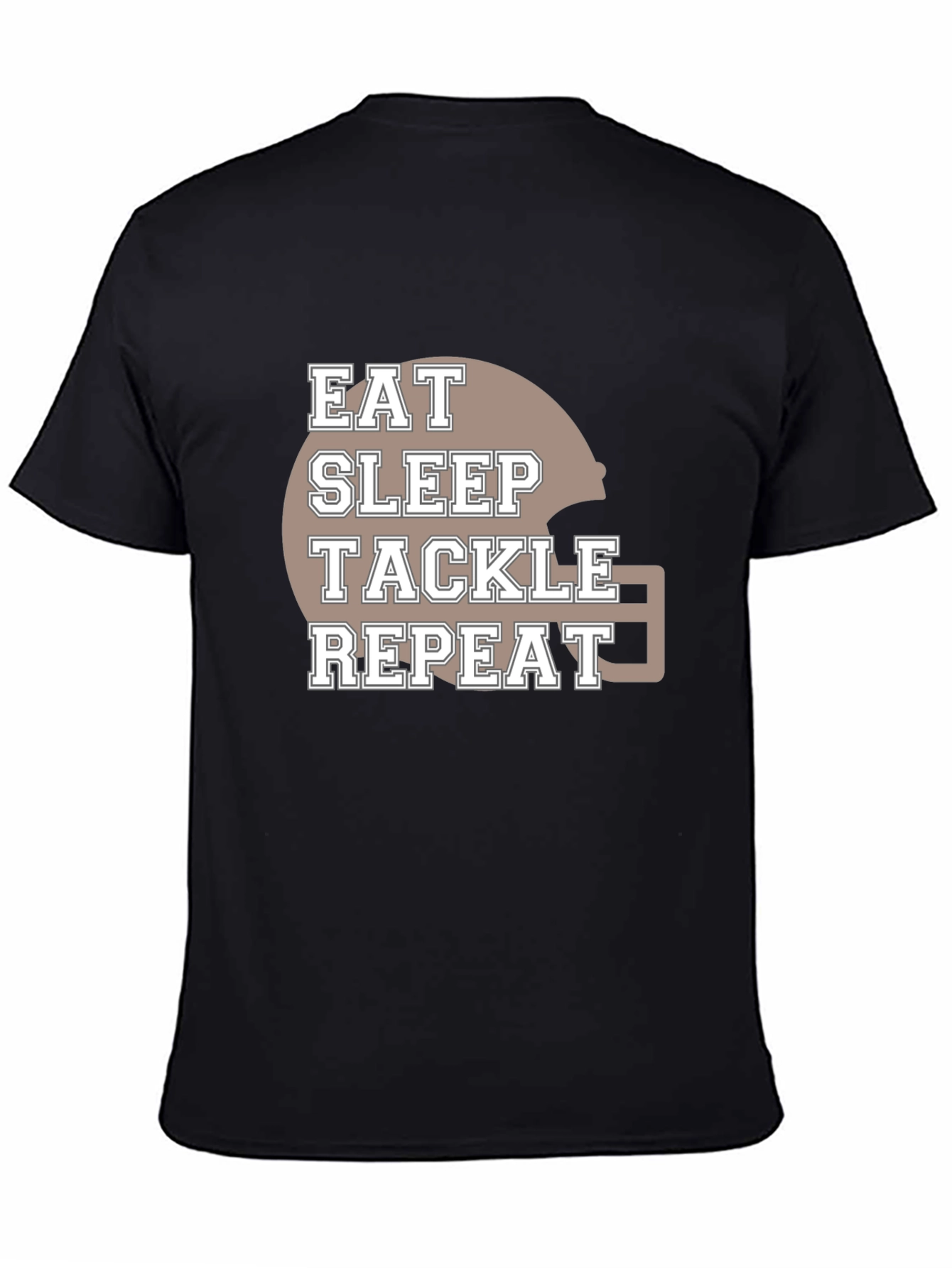 Eat Sleep Tackle Repeat Football T-Shirt