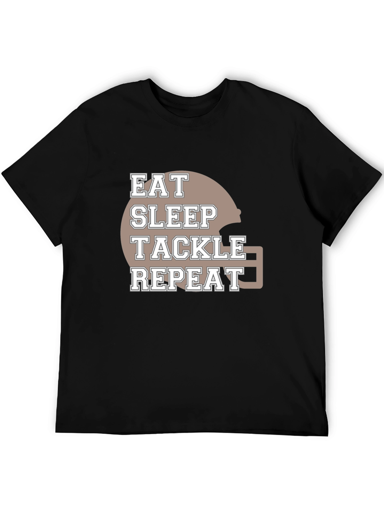 Eat Sleep Tackle Repeat Football T-Shirt