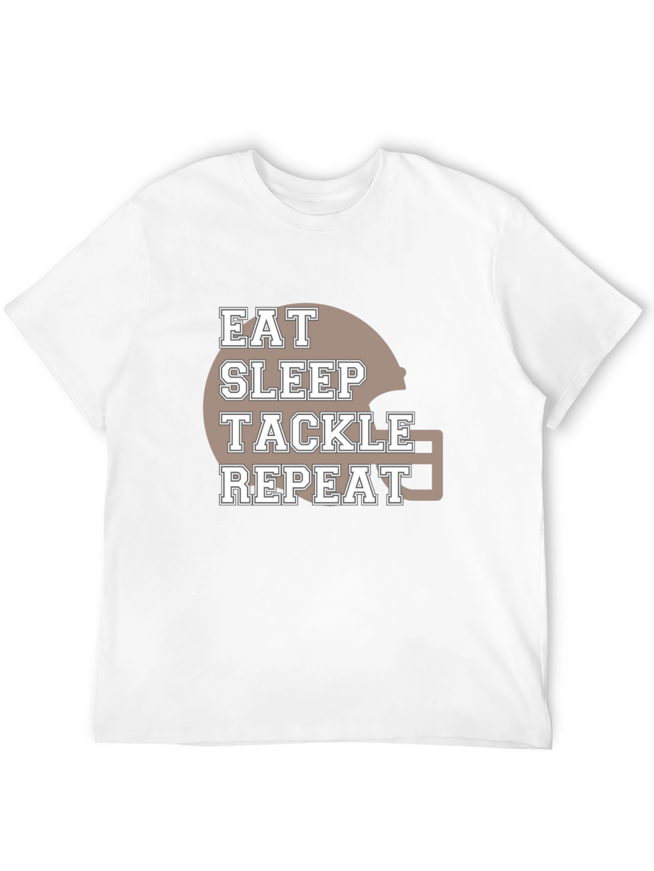 Eat Sleep Tackle Repeat Football T-Shirt
