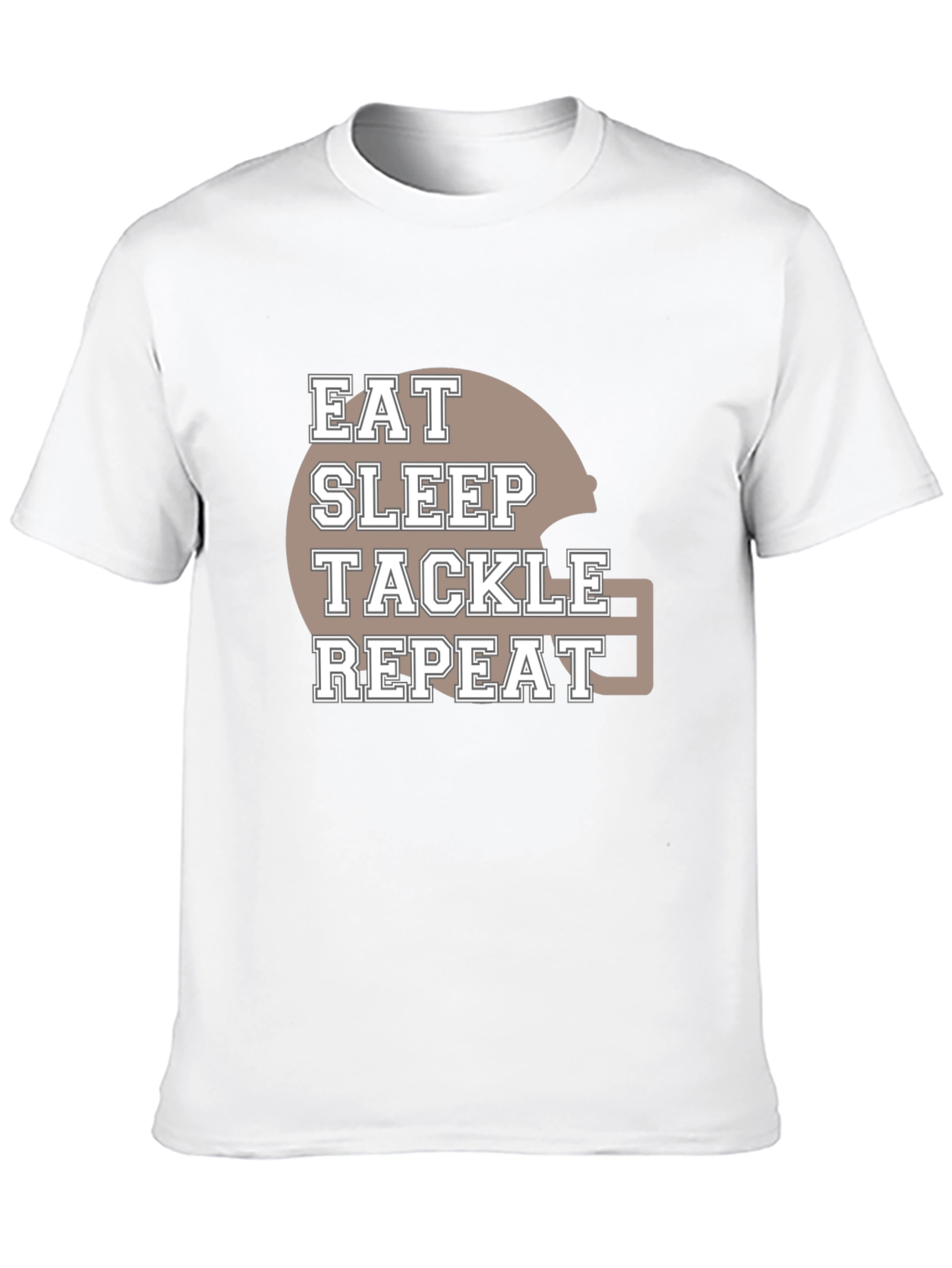 Eat Sleep Tackle Repeat Football T-Shirt