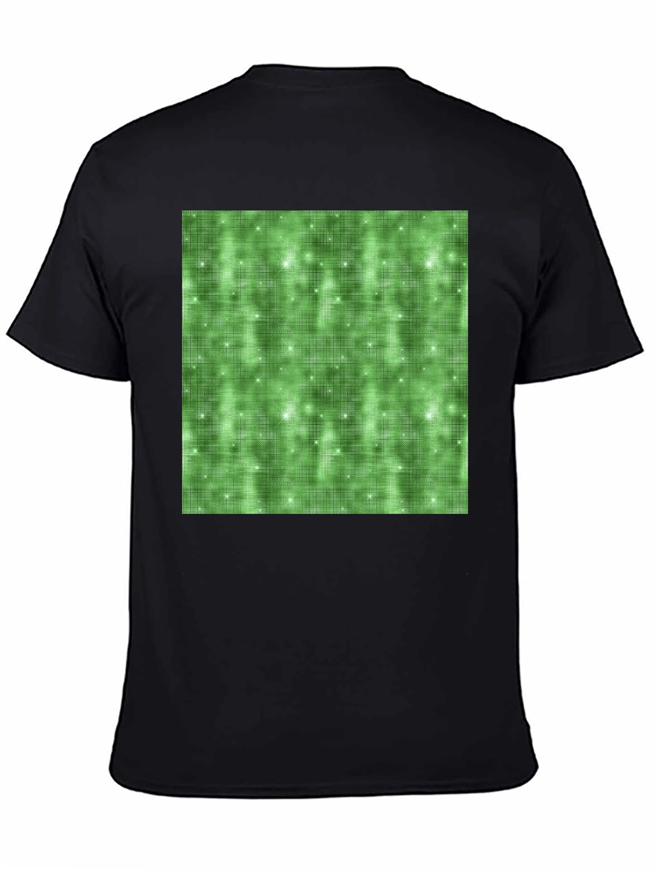 Green Sparkle Pattern Tee - Soft Stylish Comfort