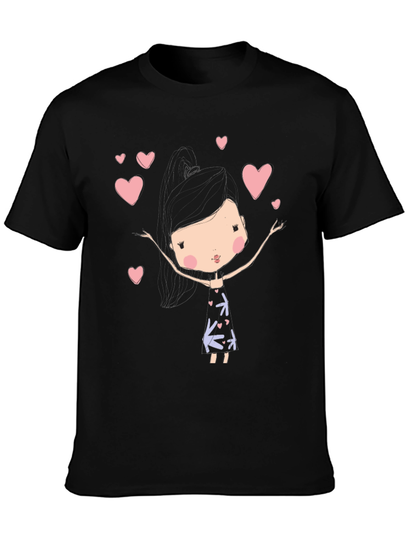 Cute Girl Heart T-Shirt