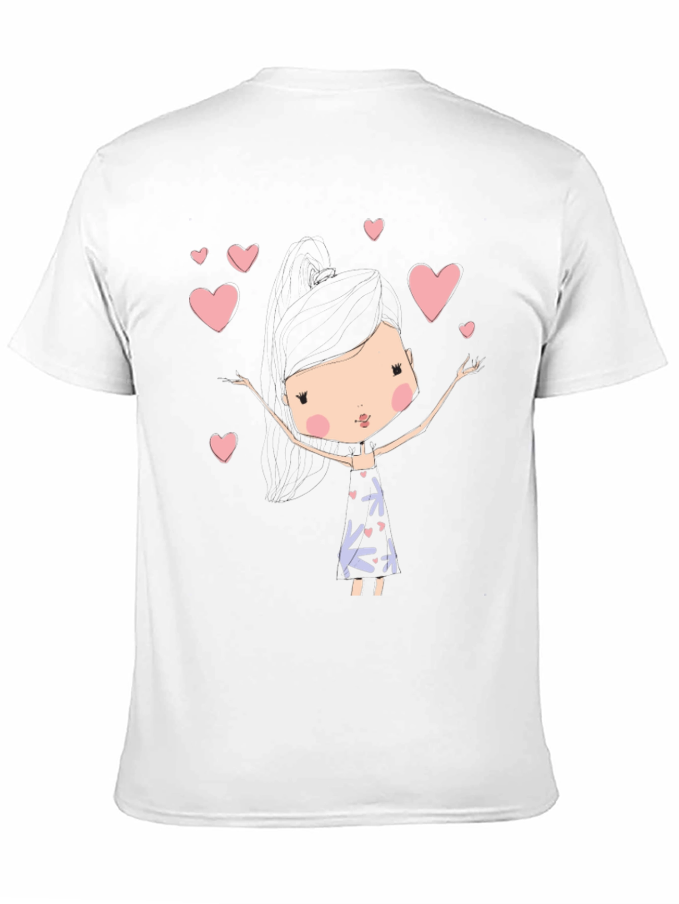 Cute Girl Heart T-Shirt