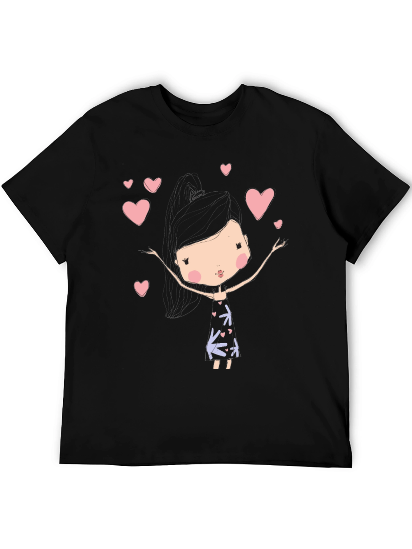 Cute Girl Heart T-Shirt