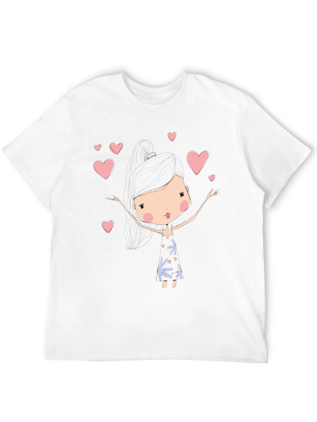 Cute Girl Heart T-Shirt