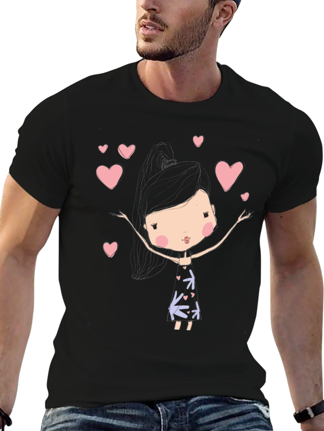 Cute Girl Heart T-Shirt