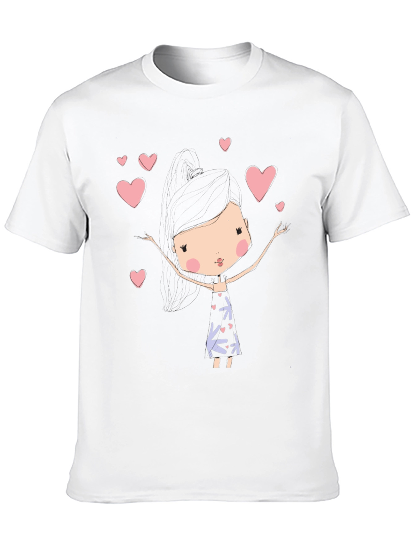 Cute Girl Heart T-Shirt