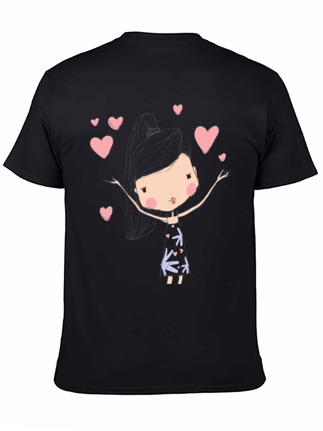 Cute Girl Heart T-Shirt
