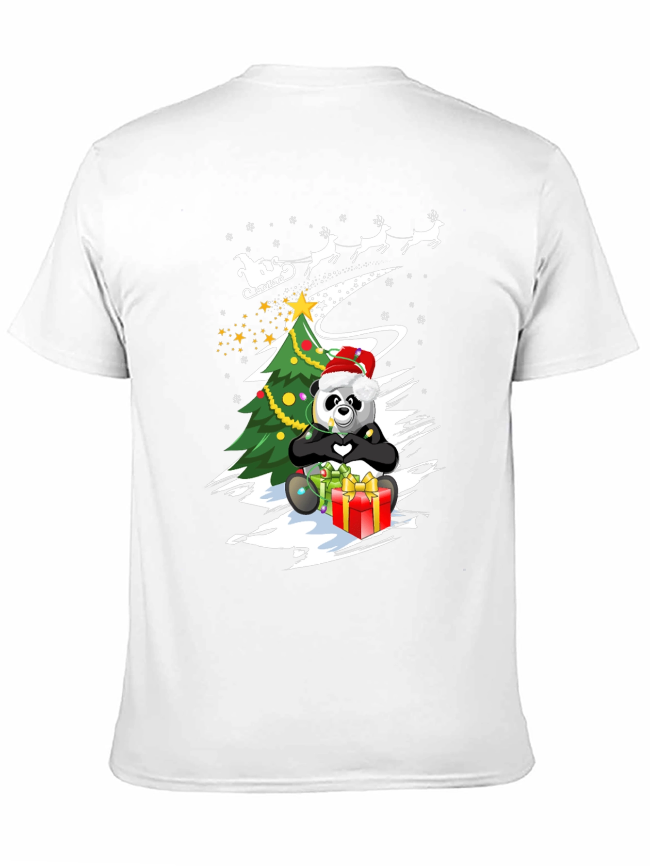 Christmas Panda T-Shirt - Holiday Gift Tee