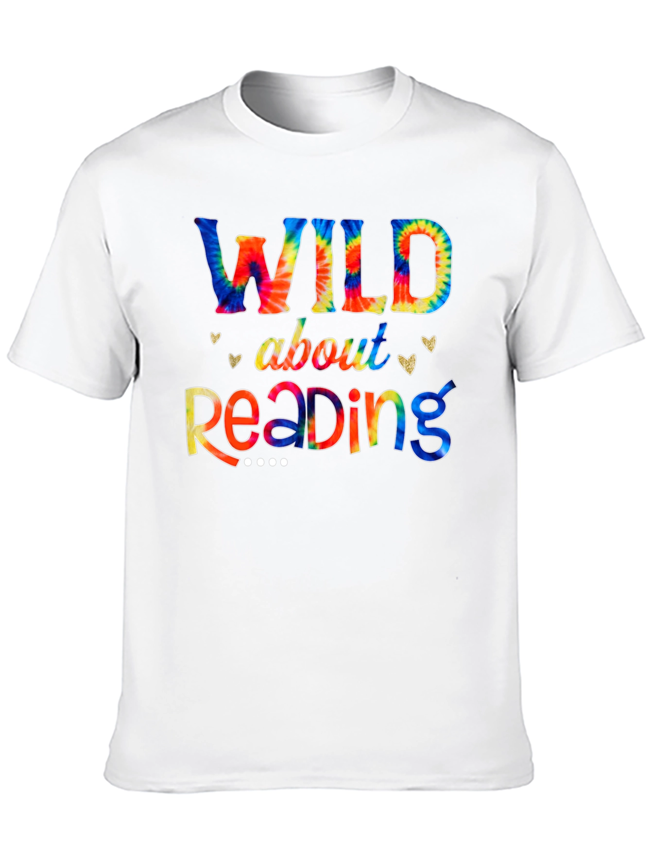 Wild About Reading Tie-Dye Graphic Tee