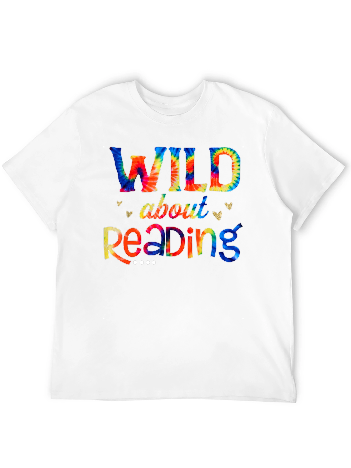 Wild About Reading Tie-Dye Graphic Tee