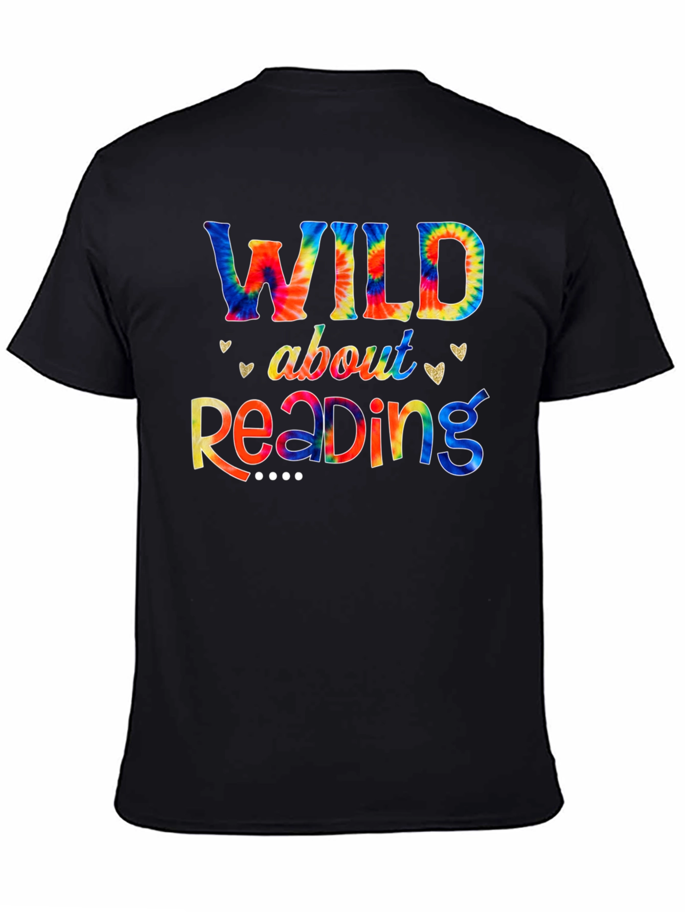Wild About Reading Tie-Dye Graphic Tee