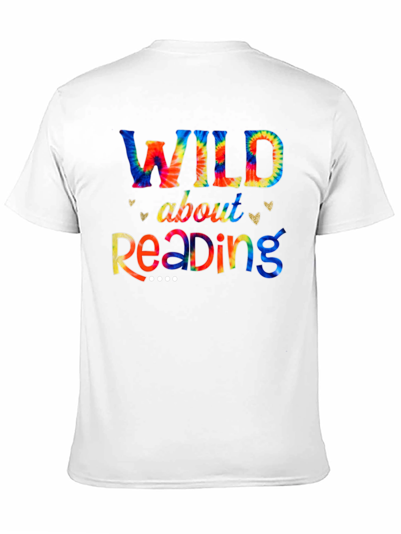 Wild About Reading Tie-Dye Graphic Tee