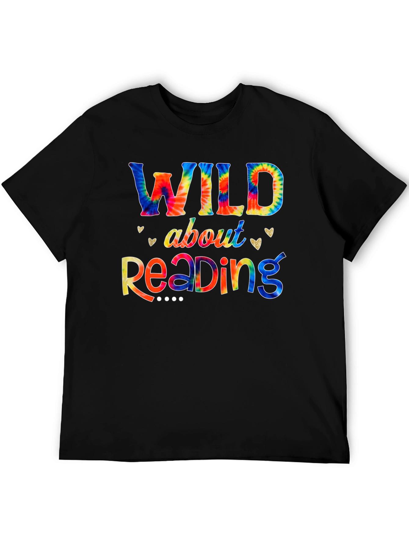 Wild About Reading Tie-Dye Graphic Tee