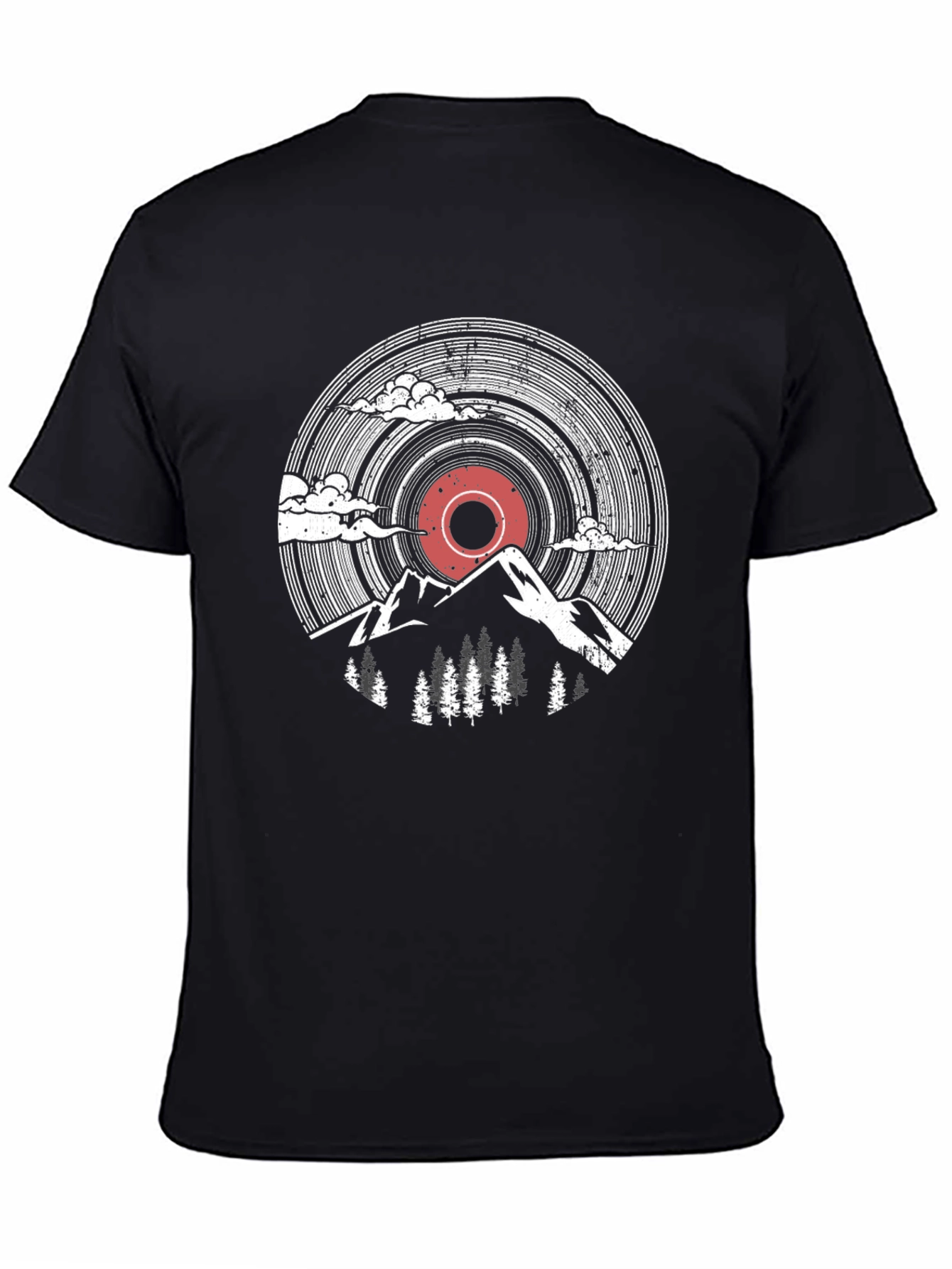 Vinyl Record Mountain T-Shirt