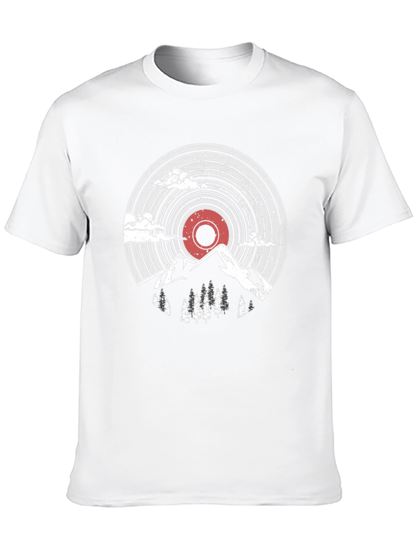 Vinyl Record Mountain T-Shirt