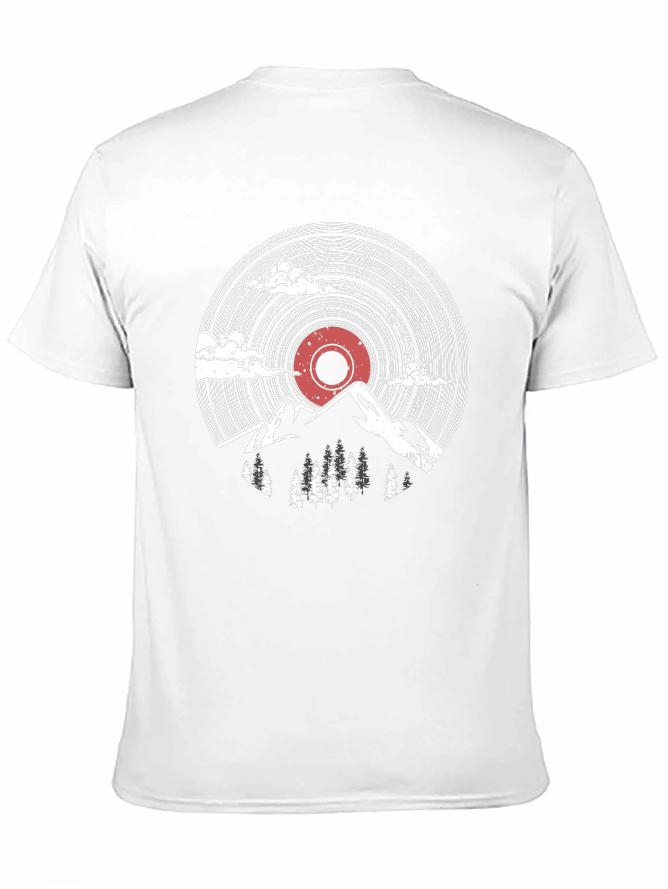 Vinyl Record Mountain T-Shirt