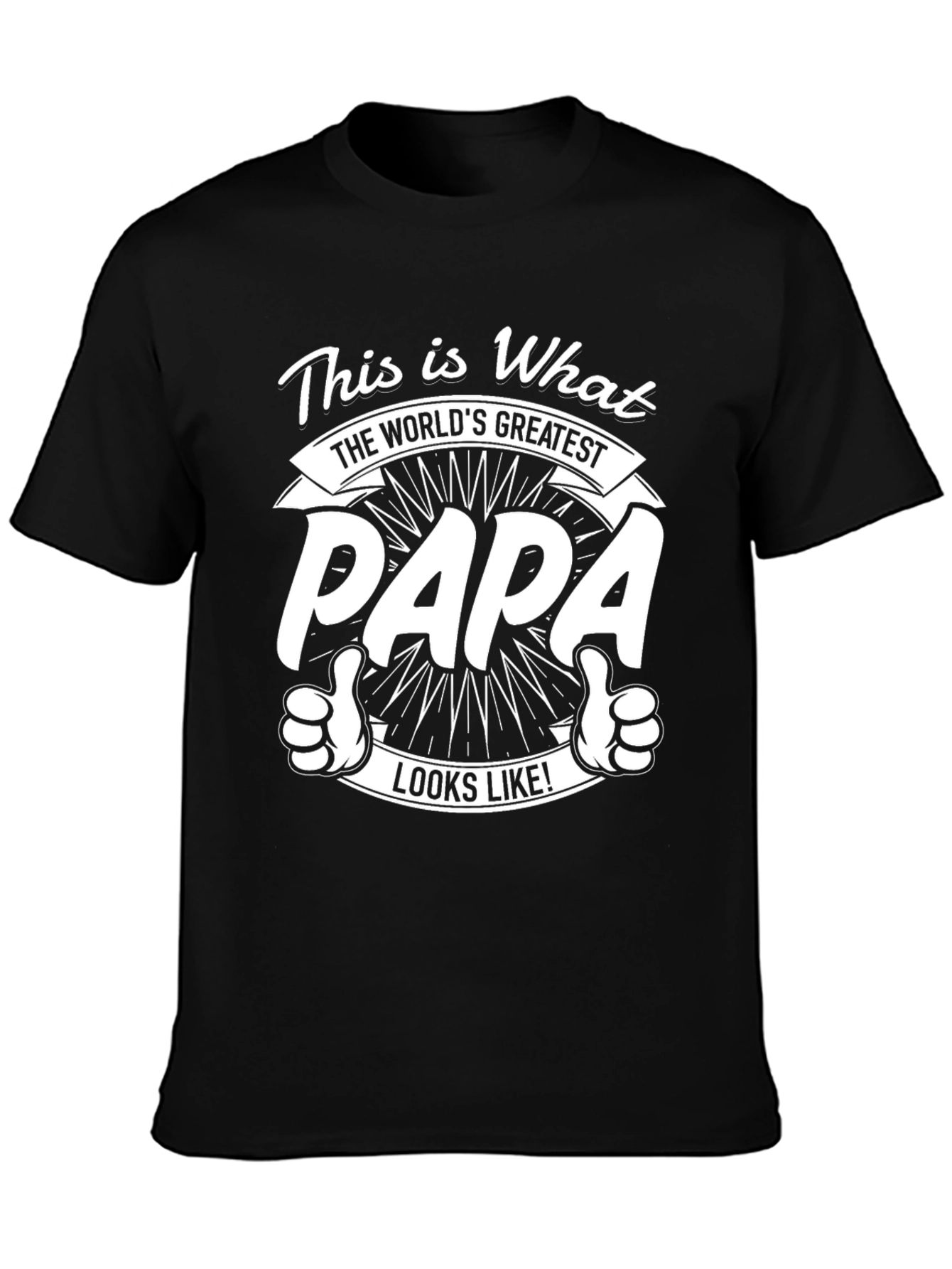 Worlds Greatest Papa T-Shirt - Dad Gift