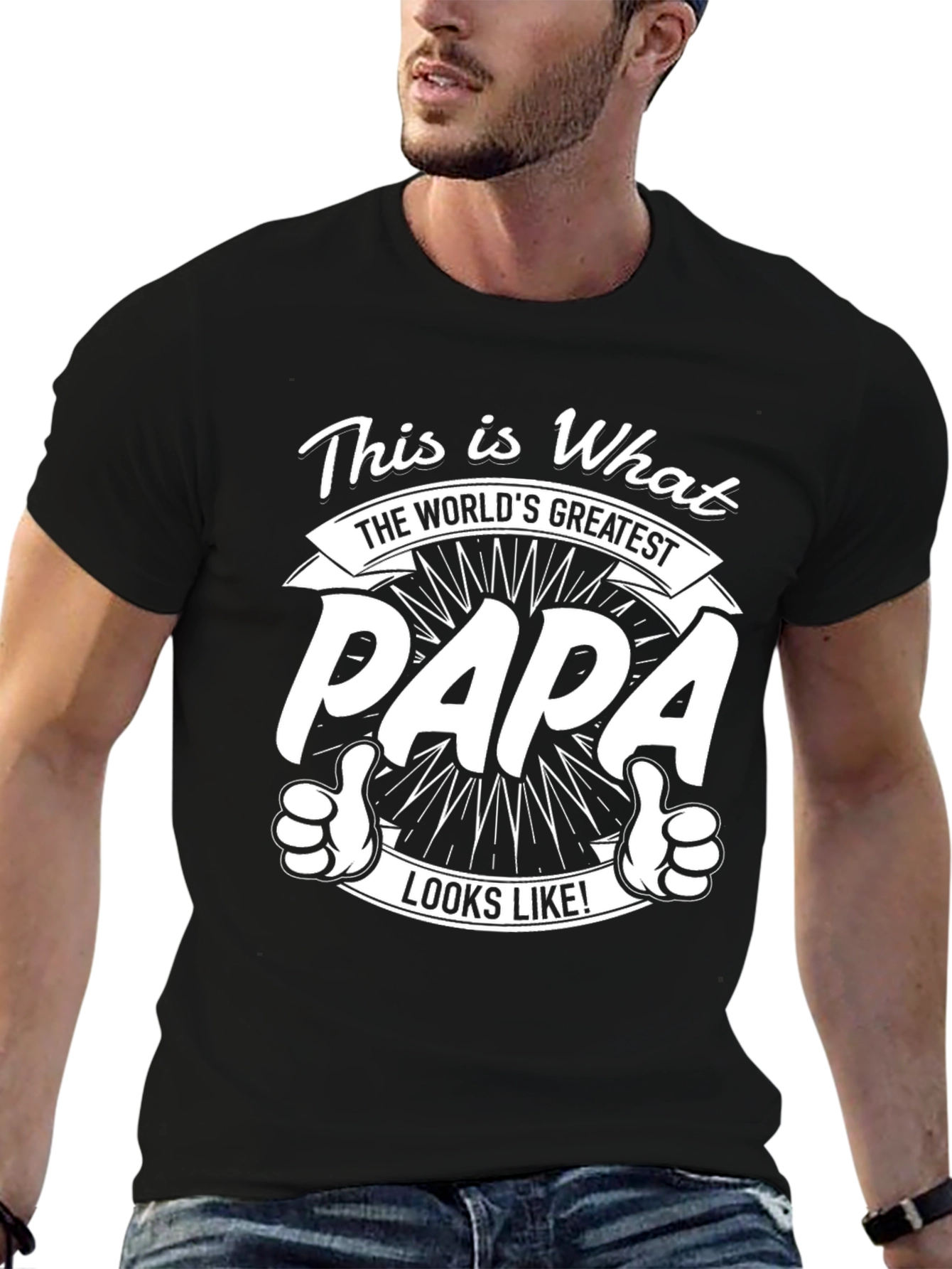 Worlds Greatest Papa T-Shirt - Dad Gift