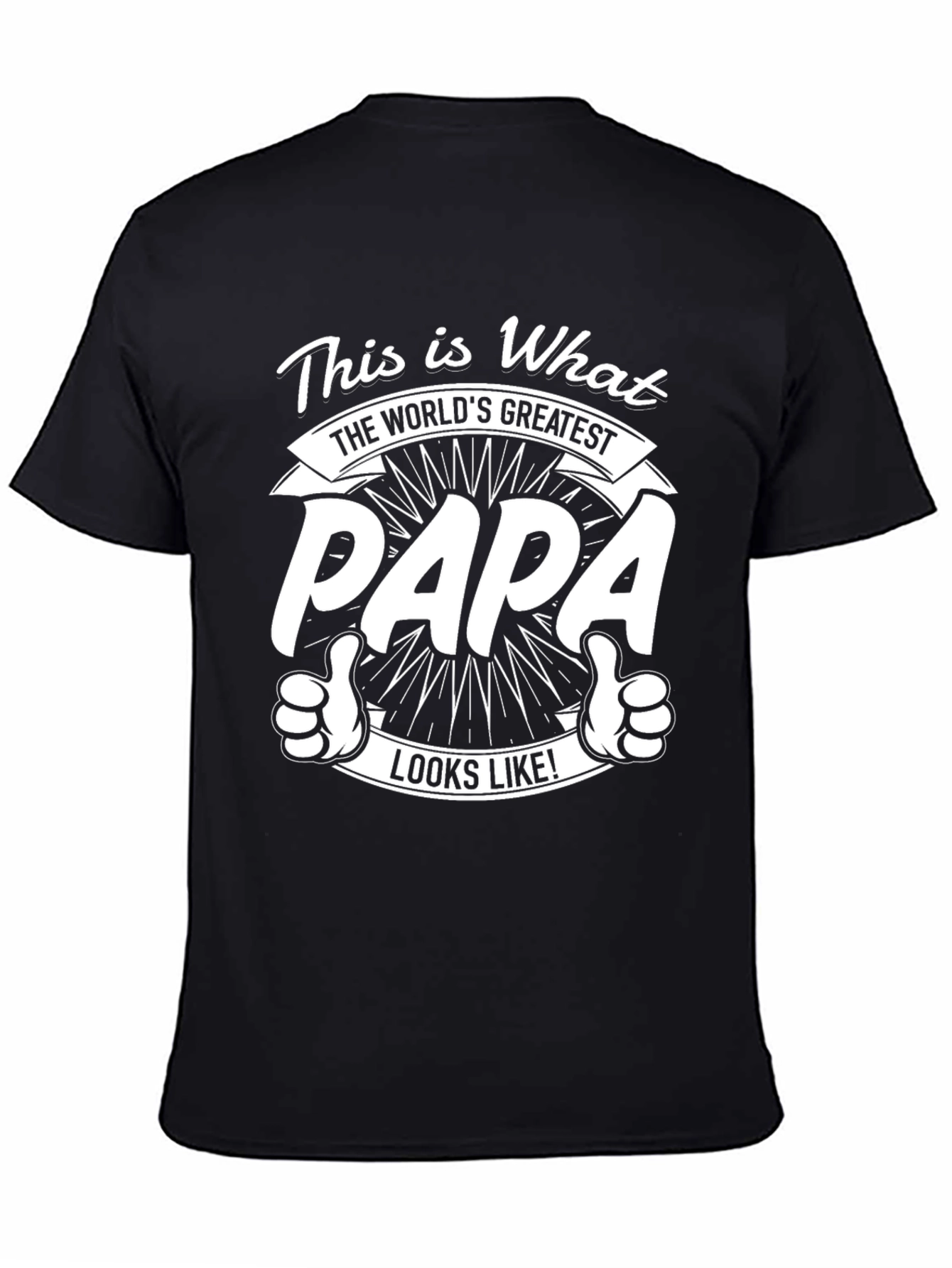 Worlds Greatest Papa T-Shirt - Dad Gift