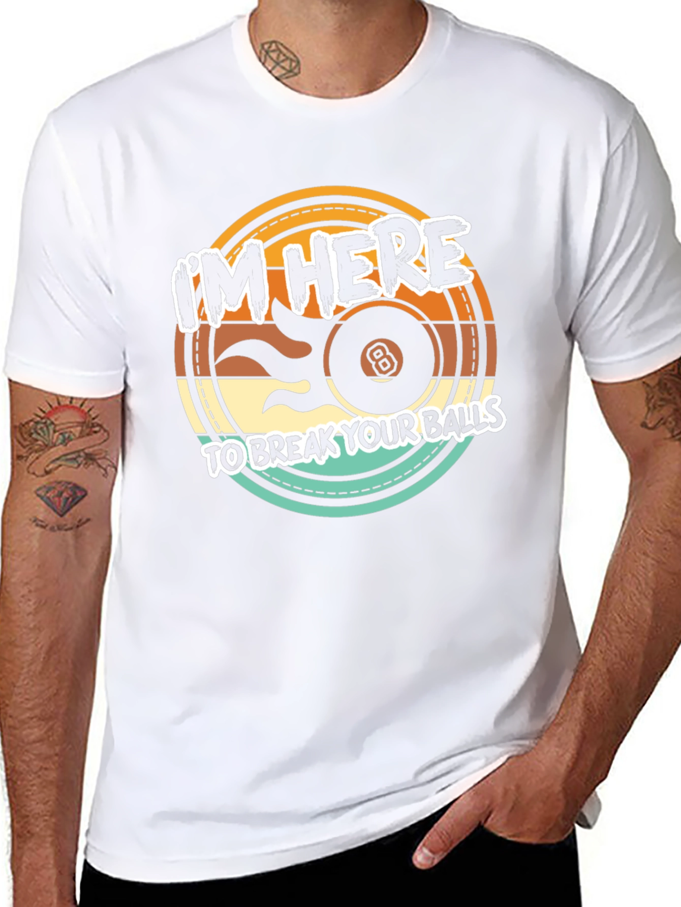 Im Here to Break Your Balls Graphic T-Shirt