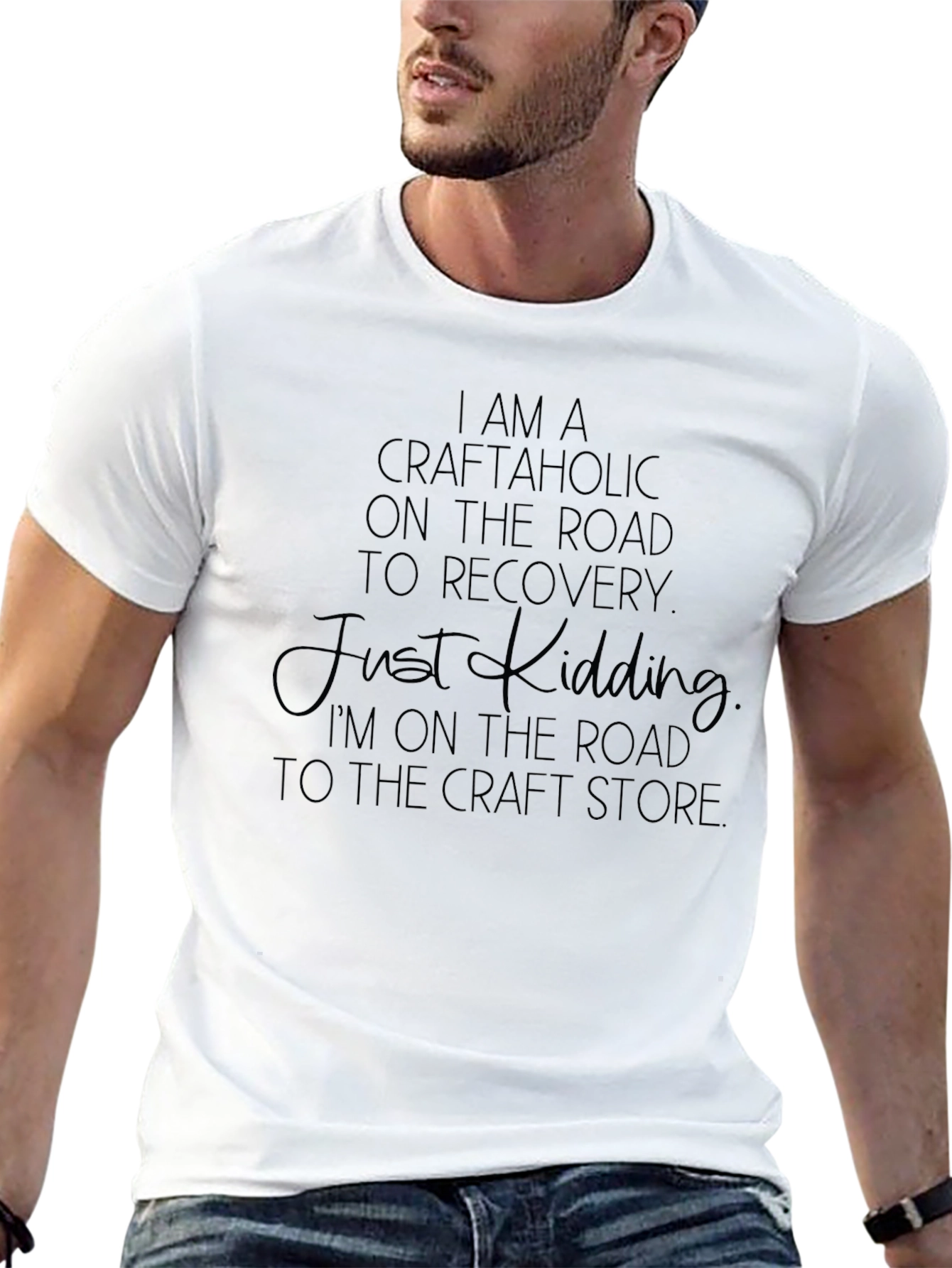 Craftaholic Road to Recovery T-Shirt