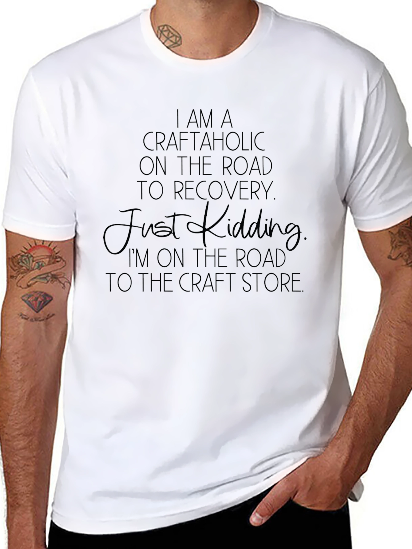 Craftaholic Road to Recovery T-Shirt