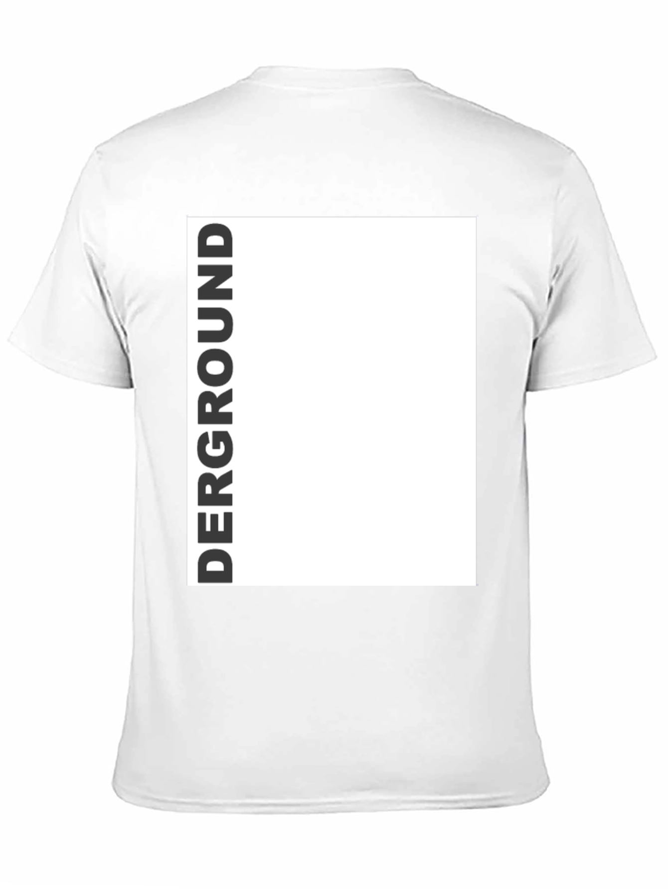 Derground Graphic Tee - Modern Black T-Shirt