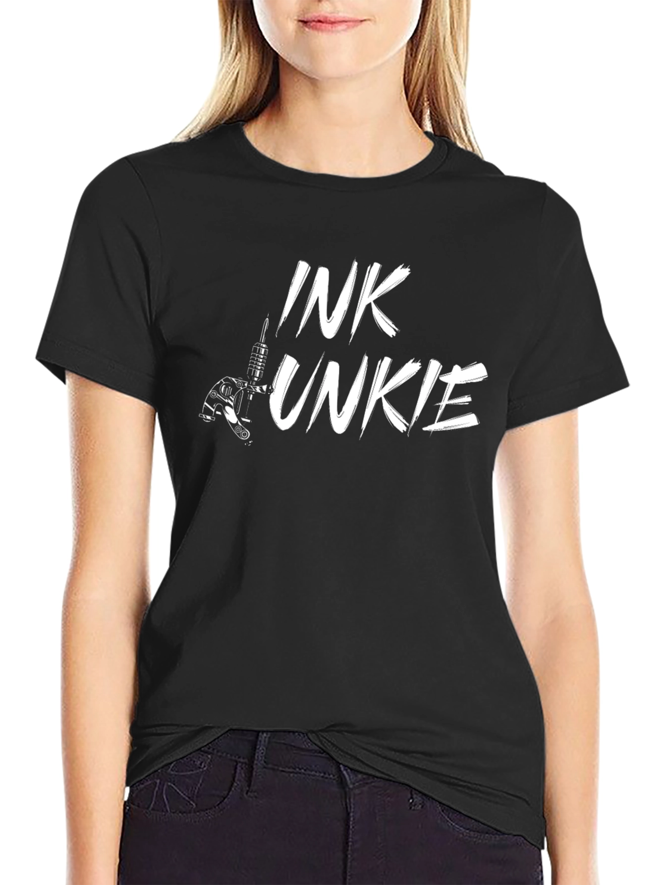 Ink Junkie Graphic Tee - Tattoo Lover Shirt