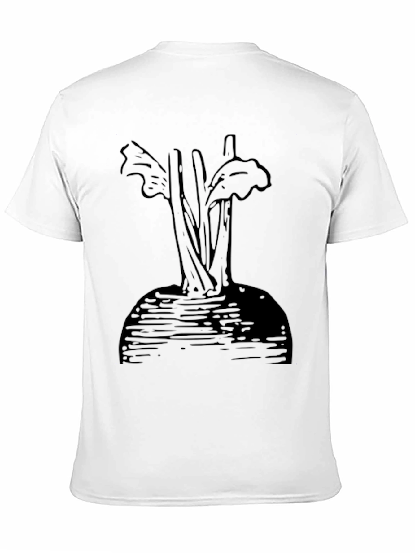 Unique Beet Graphic Black T-Shirt